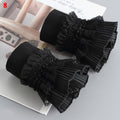 New Fake sleeves autumn winter wild sweater decorative sleeves pleated wrist Pleated organ fake sleeves universal fake cuff