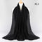 2021 NEW Flocked Bubble Cotton Scarf Hijabs For Muslim Women Soild Color Breathable Islamic Headscarf Arab Head Scarves