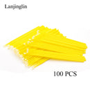 100/200pcs Micro Brushes Cotton Swab Eyelash Extension Disposable Eye Lash Glue Cleaning Brushes Applicator Sticks Makeup Tools