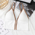 Women&#39;s Bra New Front Zipper Bras Sports Tops Gym Women Fitness Comfortable And Breathable Without Restraint   Crop Top