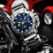 CRRJU Watch for Men Top Brand Luxury Big Dial Stainless Steel Waterproof Chronograph Wristwatches with Date Relogio Masculino
