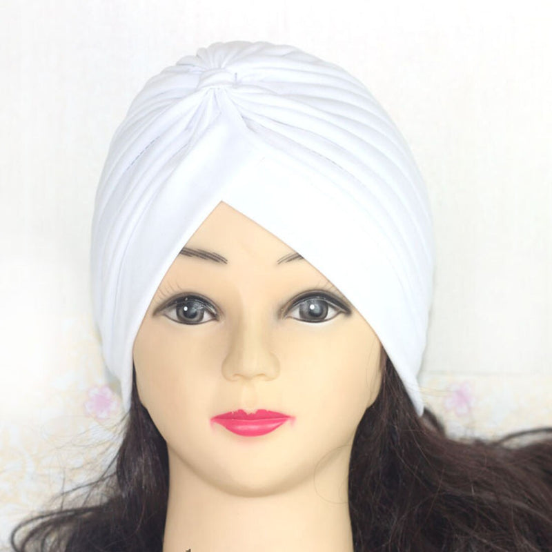 Fashion Muslim Turban Scarf For Women Islamic Inner Hijab Caps Twisted Arab wrap Head Wraps Musulman Turbante Mujer