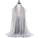 Muslim new Bubble Chiffon Hijab Scarf Women Solid Color Soft Long Shawls and Wraps Georgette Islamic Head Scarves Ladies Hijabs