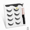 Magnetic Eyelashes 3D Mink Eyelashes Magnetic Eyeliner Magnetic Lashes Short False Lashes Lasting Handmade Eyelash Makeup Tool