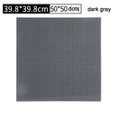 32*32 50*50 Dots Classic Base Plates Blocks DIY Small Size City Road Bricks Baseplates Construction Building Toys For Kids Gifts
