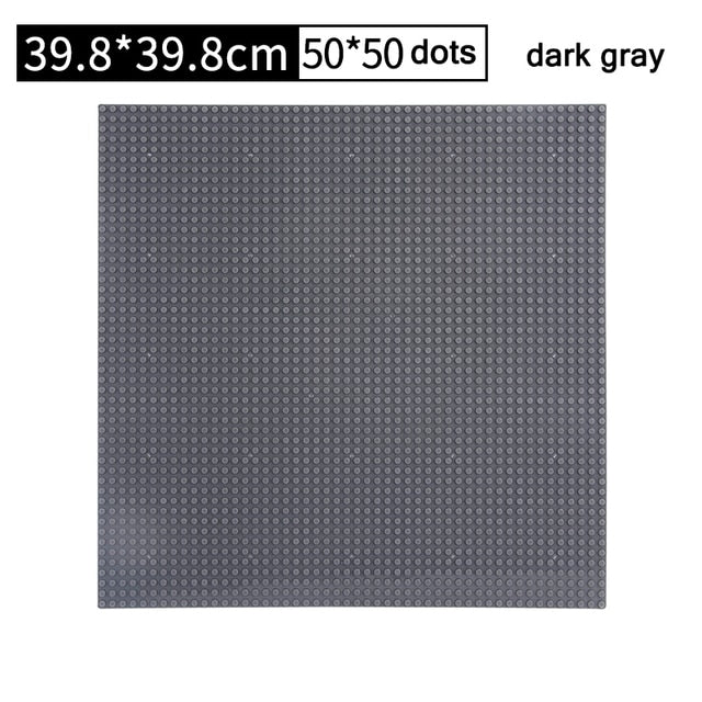 32*32 50*50 Dots Classic Base Plates Blocks DIY Small Size City Road Bricks Baseplates Construction Building Toys For Kids Gifts