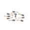 10pcs Power Tool Carbon Brush Electric Hammer Angle Grinder Graphite Brush Replacement
