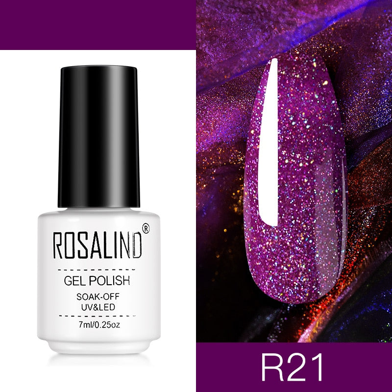 ROSALIND Nail Gel Polish Semi Permanent Polish All For Manicure Nails Art UV Hybrid Varnishes Gellak Base TOP Primer For Nails