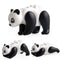 Compatible Mini Animals Building Blocks for Children MOC Turtles Bird Dolphin Fish Model Building Blocks Bricks Kids DIY Toys