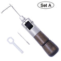 LMDZ Leather Sewing Awl Thread Kit Manual Sewing Machine Speedy Stitcher Leather Craft Stitching Shoemaker Canvas Repair Tool