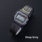 Rose Gold Silver Watches Men Women Electronic Digital Display Retro Style Clock Men&
