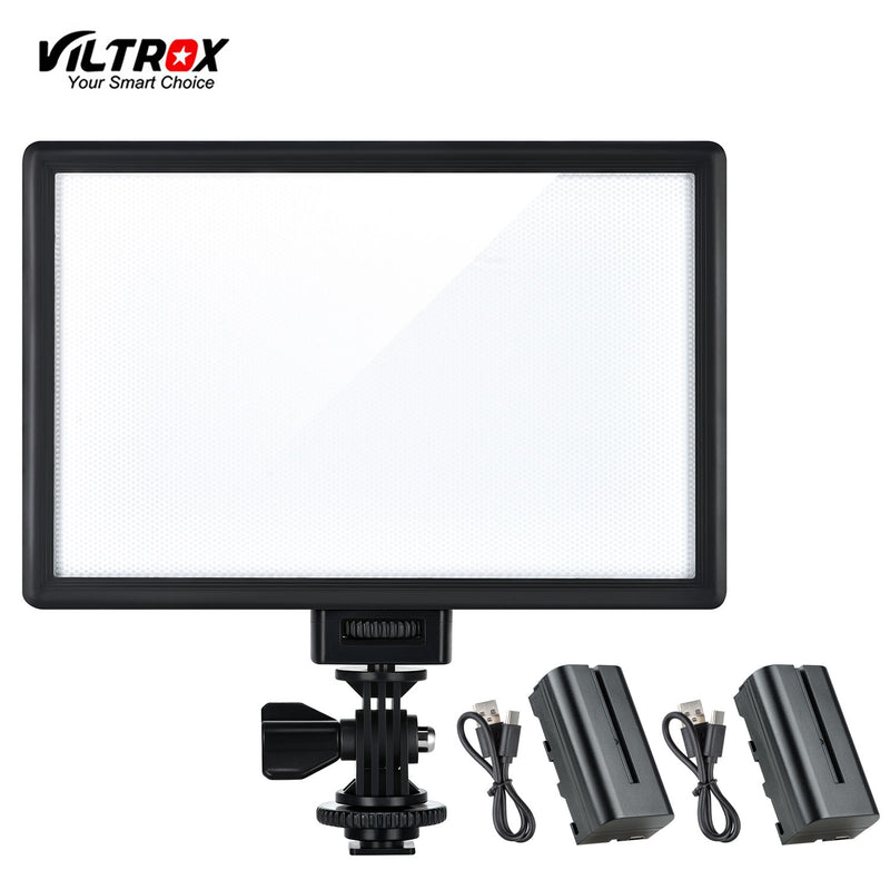 Viltrox L116T Portable LED Video Light Ultra-thin LCD Bi-Color Dimmable DSLR Studio mini Lamp Panel for YouTube show live Camera