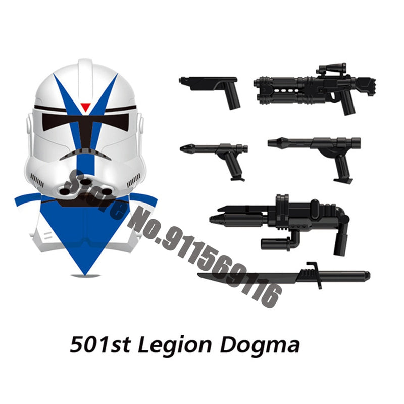 DISNEY ARC Clone Troopers Building Blocks LUKE Skywalker Mandalorians Boba Fett Palpatine Yoda R2D2 Bricks Action Figures Toys