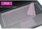 Universal Laptop Cover Keyboard Skin Dustproof Waterproof Soft Silicone Protector Generic for Macbook 12-14 inch and 15-17 inch