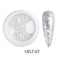 Crystal Fire Opal Flakes Nail Sequins Purple Holographic Glitter DIY Chrome Powder for Spring Nails Manicure Paillettes GL1857