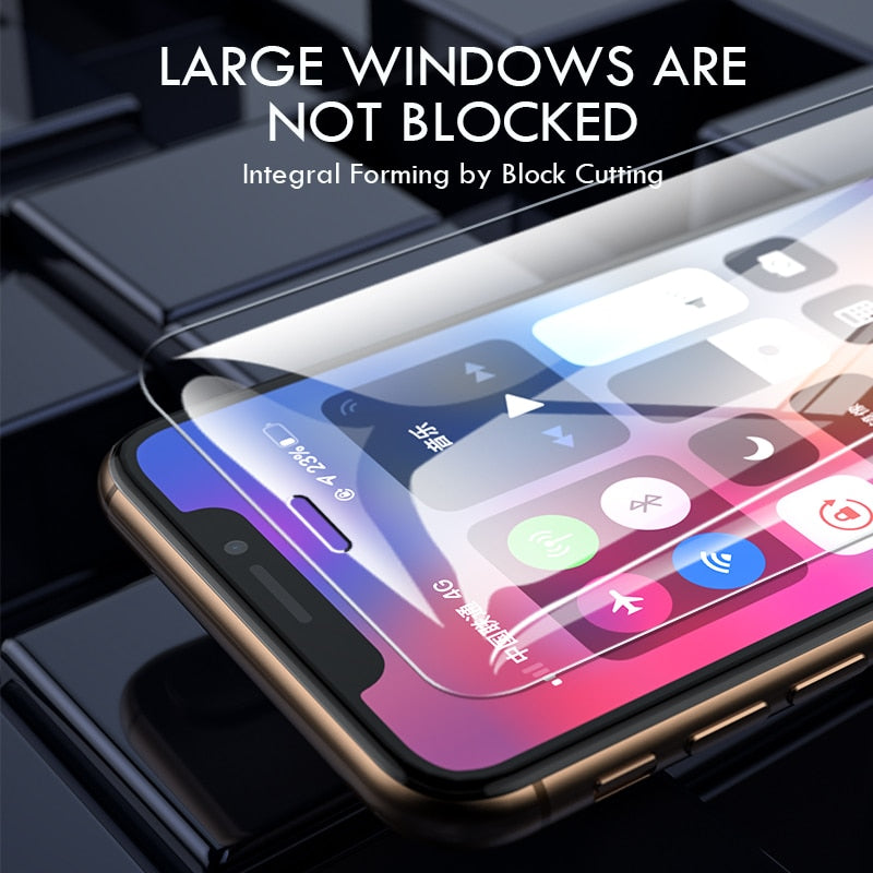 3PCS Full Cover Tempered Glass On the For iPhone 7 8 6 Plus 14 Screen Protector On iPhone X XR XS MAX SE 11 12 13 14 Pro Glass