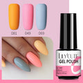 LILYCUTE 3 PCS Gel Nail Polish Set Nude Pink Glitter Sequins Matte Effect Gel Long Lasting Base Top Coat Nail Art Design Hybrid