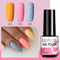 LILYCUTE 3 PCS Gel Nail Polish Set Nude Pink Glitter Sequins Matte Effect Gel Long Lasting Base Top Coat Nail Art Design Hybrid
