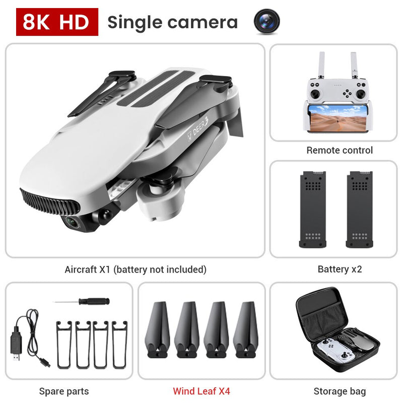 2021 New LU3 Gps Drone 8K Hd Dual Camera Profesional Helicopter Fpv Eders Foldable Rc Quadcopter 5G Wifi Brushless Motor Drones