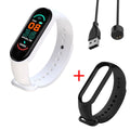 Smart Watch M6 Men&#39;s And Women&#39;s Fitness Sports Bracelet Heart Rate Blood Pressure Monitor Digital Watch for IOS Android Phones