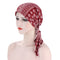 2021 New Elastic Fashion Turban Hat Solid Color Women Warm Winter Headscarf Bonnet Inner Hijabs Cap Muslim Hijab femme Wrap Head