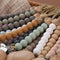 Pacifier Clips Chain Silicone Beads BPA Free DIY Dummy Clip Holder Soother Chains Baby Teething Toys Chew Gifts