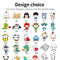Customized Name Ring Waterproof Baby Shoe Bag Name Sticker Shoe Ring Buckle Kindergarten Name Buckle Pendant