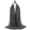 72*175cm Hijab Chiffon 2021 Maxi Big Size Scarf For Muslim Women Headscarf Ladies Headwraps Pashmina Hijab Muslim Fashion Islam