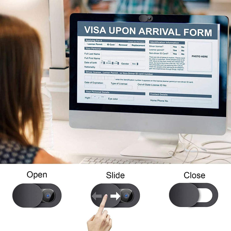 1/5/10/20 Pcs Webcam Cover Laptop Camera Cover Slider Phone Antispy For iPad PC Macbook Tablet lenses Privacy Sticker