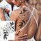 Realistic Sexy Peony Tattoos Temporary Women Adult Flower Arm Tattoos Sticker Waterproof Fake Floral Bloosom Body Leg Art Tatoos