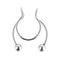 Stainless Steel Fake Piercing Nose Ring for Women Men Magnetic Septum Piercing Nose Cuff Punk Hip Hop Fake Body Jewelry Ear clip