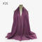 180X95CM Women Classic Muslim Crinkle Hijab Scarf Soft Cotton Head Scarves Turban Shawls Wraps Islamic Headband Femme Musulman