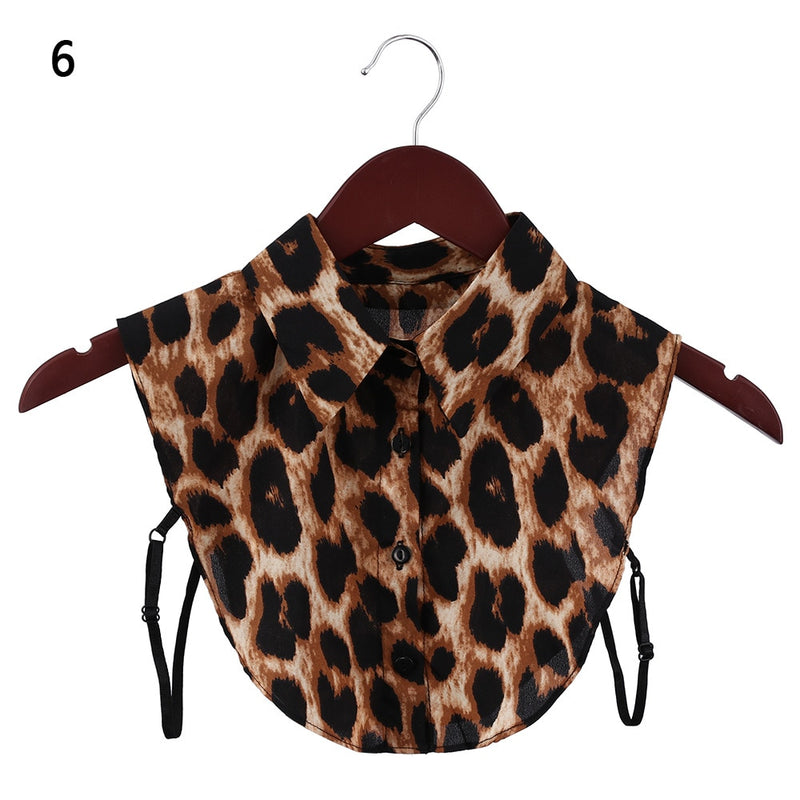 Fashion White Black Lace Fake Collar Blouse Vintage Detachable Shirt False Collar Lapel Blouse Top Women Clothes Accessories
