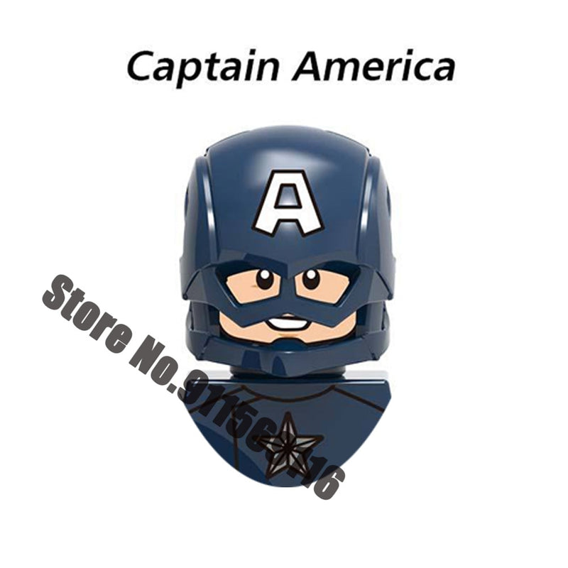 Superhero Building block Loki Iron Man Moon Knight Hulk Thor Captain America Venom Groot Thanos Vision Khonsu Deadpool Brick Toy