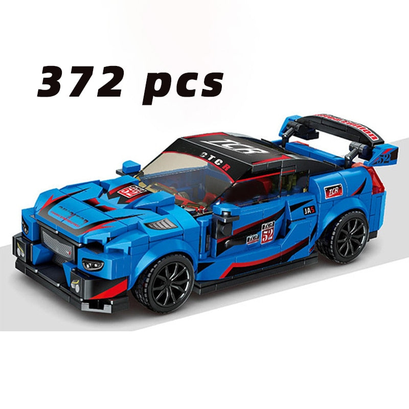 Racing Car City Speed Champions Sports Model Building Blocks DIY Bricks Kids Toy Classic Rally Super Racers Vehicle f1 technique