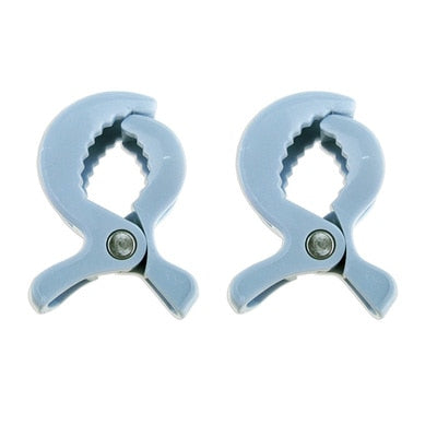 2pc/lot Baby Colorful Car Seat Accessories Plastic Pushchair Toy Clip Pram Stroller Peg To Hook Cover Blanket Mosquito Net Clips