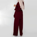 Eid Mubarak Kaftan Dubai Abaya Turkey Muslim Fashion Hijab Dress Sets Islam Clothing Abayas For Women Musulman Ensembles De Mode