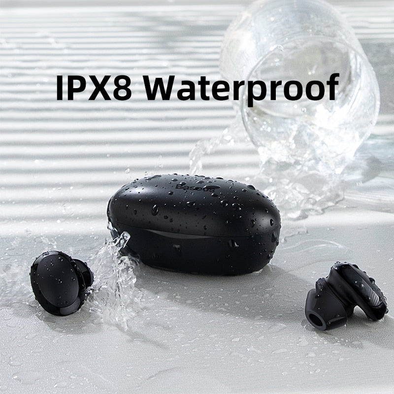 Baseus W11 TWS Bluetooth Earphones Bluetooth 5.0 Wireless Headphones Waterproof, Support wireless charging, Fast charging
