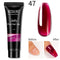 ROSALIND Pure Color Poly Nail Gel Jelly Polish 15ml Hybrid Varnishes Gel Nails Art Design Glitter Nail Polish UV Builder Lacquer