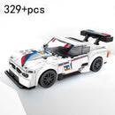 Racing Car City Speed Champions Sports Model Building Blocks DIY Bricks Kids Toy Classic Rally Super Racers Vehicle f1 technique