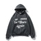 Graffiti Letter Foam Plus Velvet Sweatshirts Men and Women Harajuku Oversized Fleece Hoodie Hip Hop Stranger Things Hooded Hoody