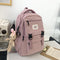 2021 New Waterproof Nylon Women Backpack Korean Japanese Fashion Female Students Schoolbag Multilayer Simple Sense Travel bag