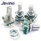 5PCS/LOT 20 Position 360 Degree Rotary Encoder EC11 w Push Button 5Pin Handle Long 15/20MM With A Built In Push Button Switch