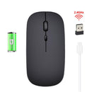 1600Dpi Wireless Mouse 2.4G Classic Rechargeable Mice Ultra-Thin Silent Mouse Mute For Laptop PC Office Notebook