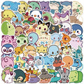 10/50pcs Kawaii Pokemon Anime Stickers Pikachu Stickers Laptop Suitcase Skateboard Guitar Phone Cartoon Stickers Kid Gift Toys