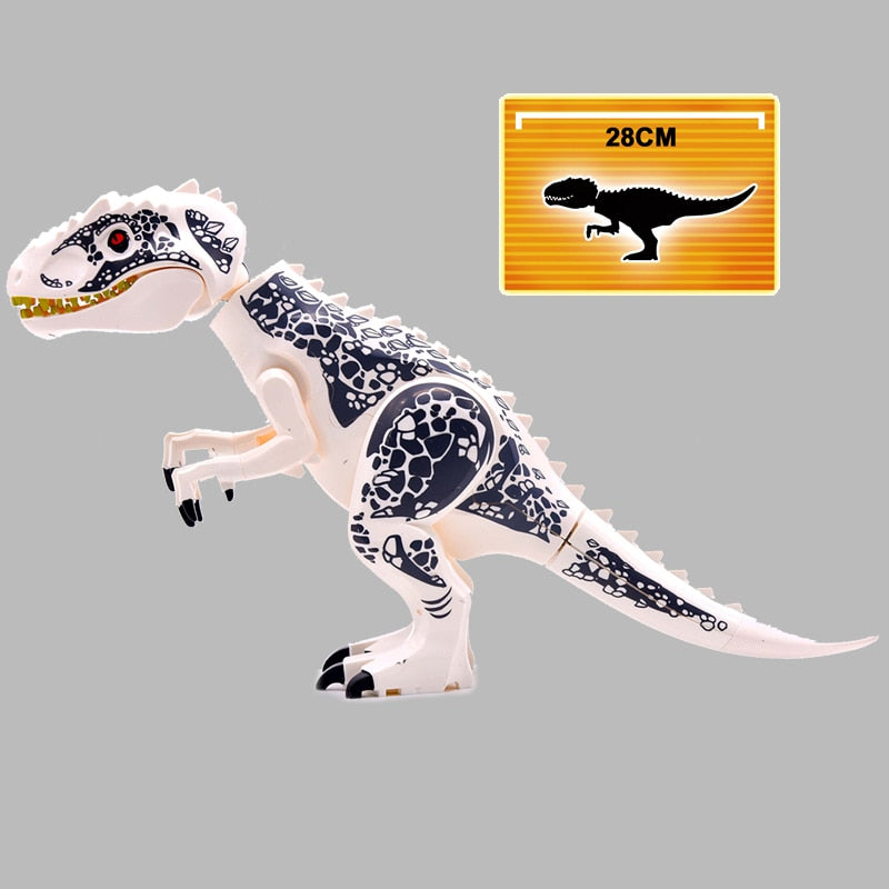 Jurassic World 2 Brutal Raptor Building Blocks Dinosaur Bricks Tyrannosaurus Indominus I-Rex Assemble Dino Kids Toys