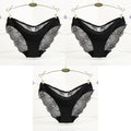 3pcs/set  Women&#39;s Seamless Underwear Leopard Intimate Women Sexy Lace Black Floral Panties Seamless Panty