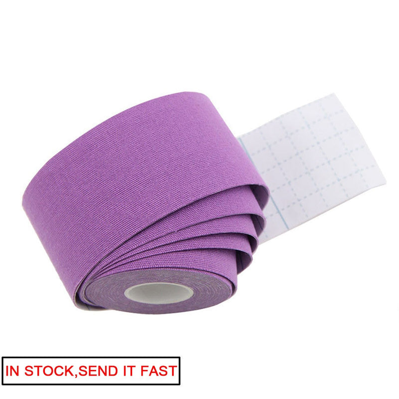 2022 New Kinesiology Tape Athletic Recovery Elastic Tape Kneepad Muscle Pain Relief Knee Pads Support for Gym Fitness Bandage