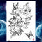 Girls Bracelet Chains Rose Tattoo Stickers Butterfly Body Arm Totem Tattoos Temporary Women Wrist Sexy Black Fake Tatoos