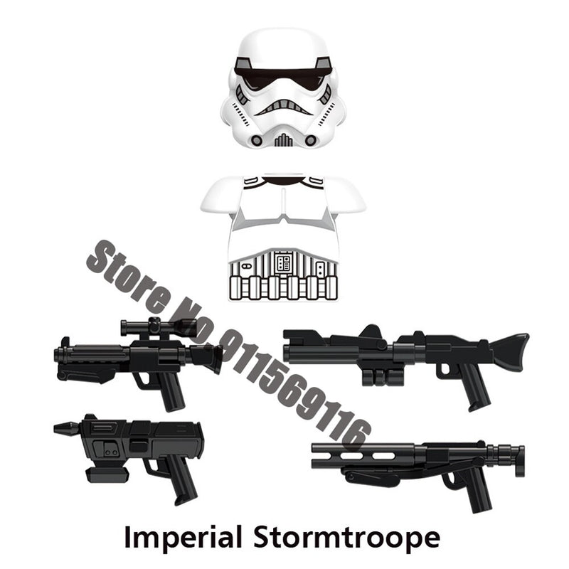 Brand Disney Building Blocks 501st Clone Boba Fett Troopers Palpatine Yoda Fennec Shand Tarkin Obi-Wan Kenobi Bricks Figure Toys